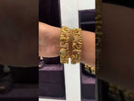 Load and play video in Gallery viewer, Beautiful nakshi bangles with elephant designed