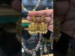 Load and play video in Gallery viewer, Beautiful 3d nakshi jumkhas with gold finishing