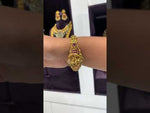 Load and play video in Gallery viewer, Beautiful kada Bangle with Laxmi Devi motive