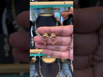 Load and play video in Gallery viewer, Beautiful earrings with peacock design