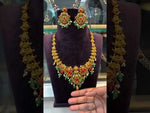 Load and play video in Gallery viewer, Beautiful short coral beads necklace with gold finishing
