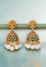 Load image into Gallery viewer, Beautiful jumkhas with nakshi polish
