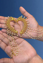 Load image into Gallery viewer, Beautiful earcuffs with champaswaralu