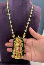 Load image into Gallery viewer, Beautiful beads haram with balaji pendant