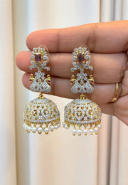 Stunning Gj polish jumkhas with purple stone