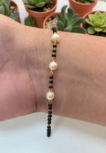 Load image into Gallery viewer, Beautiful black beads bracelet