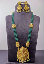 Load image into Gallery viewer, Beautiful beads haram with nakshi polish pendant