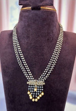 Load image into Gallery viewer, Beautiful pearls chain with purple beads