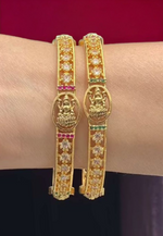 Load image into Gallery viewer, Beautiful laxmi devi motive bangles -perfect for any occasion
