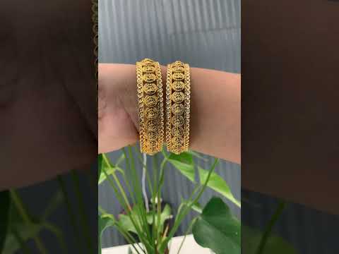 Traditional nakshi bangles with Laxmi Devi motive