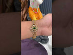 Load and play video in Gallery viewer, Beautiful bracelet with green stone