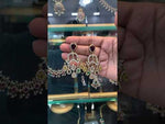 Load and play video in Gallery viewer, Beautiful diamond replica stone earrings

