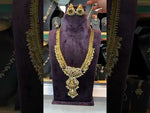 Load and play video in Gallery viewer, Traditional long haram with green beads and jalebi haram

