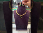Load and play video in Gallery viewer, Beautiful kanti necklace with green stone
