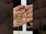 Load and play video in Gallery viewer, Beautiful thali chain with gold finishing