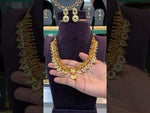 Load and play video in Gallery viewer, Traditional short kasula haram with green and pink combination
