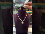 Load and play video in Gallery viewer, Beautiful simple short necklace with pink stone
