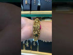 Load and play video in Gallery viewer, Beautiful open type kada bangle with god Laxmi Devi motive
