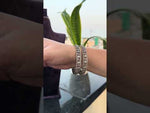 Load and play video in Gallery viewer, Beautiful victorian polish bangles with light pink stone