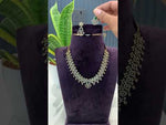 Load and play video in Gallery viewer, Beautiful short necklace with green stone
