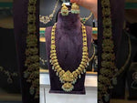 Load and play video in Gallery viewer, Beautiful long haram with green beads
