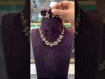 Load and play video in Gallery viewer, Beautiful short necklace with light pink stone
