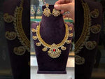 Load and play video in Gallery viewer, Beautiful short necklace with Jalebi pattern design
