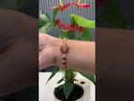 Load and play video in Gallery viewer, Beautiful bracelet with pink stone
