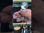 Load and play video in Gallery viewer, Beautiful short jumkhas with white stones
