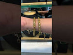 Load and play video in Gallery viewer, Traditional bangles with green and pink stone
