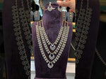 Load and play video in Gallery viewer, Beautiful three layer gj polish long haram with green stone
