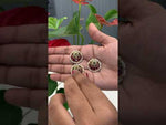 Load and play video in Gallery viewer, Beautiful hair accessories with chandbali design and jadav kundan stone