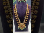 Load and play video in Gallery viewer, Traditional long haram with green beads