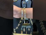 Load and play video in Gallery viewer, Beautiful party wear diamond replica bangles
