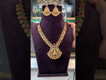 Load and play video in Gallery viewer, Beautiful short necklace with kasulu pink and green stone
