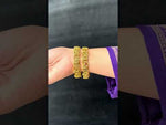 Load and play video in Gallery viewer, Beautiful traditional bangles with nakshi polish
