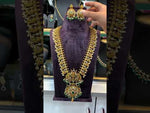 Load and play video in Gallery viewer, Beautiful long nakshi haram with green stone
