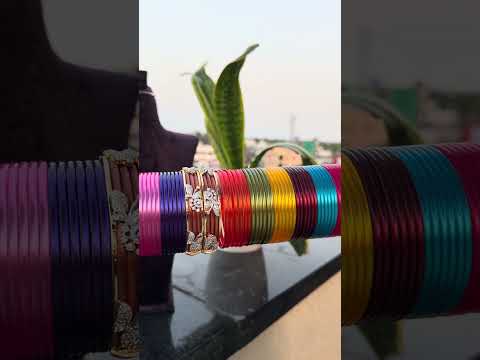 Beautiful changeable colour bangles with 12 colours