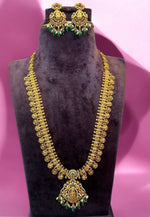 Load image into Gallery viewer, Traditional long haram with kasulu and green stones

