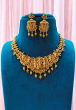 Load image into Gallery viewer, Beautiful short necklace with Ram Sita motive
