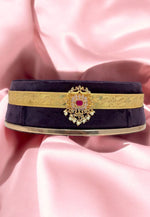 Load image into Gallery viewer, Beautiful single pendant hip belt adult size with pink stone -perfect for any occasion
