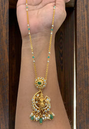 Beautiful chandraharam chain with krishna pendant