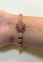 Load image into Gallery viewer, Beautiful bracelet with pink stone
