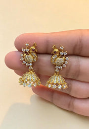 Beautiful jumkhas with peacock design