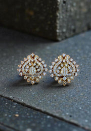 Beautiful studs with diamond finishing