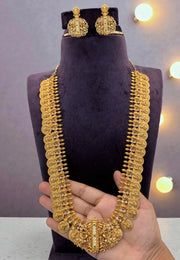 Traditional long haram with nakshi polish and kasulu design