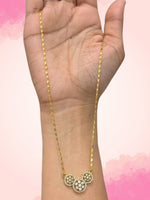 Load image into Gallery viewer, Beautiful short chain with uncut stone
