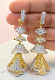 Stunning jumkhas with diamond finishing
