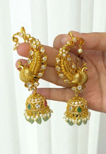 Load image into Gallery viewer, Beautiful earcuffs with peacock design
