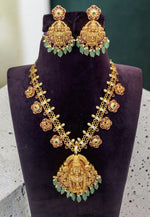 Load image into Gallery viewer, Traditional short necklace with Venkateswara Swamy pendant